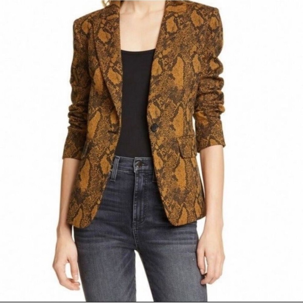 Joie Snakeskin Blazer